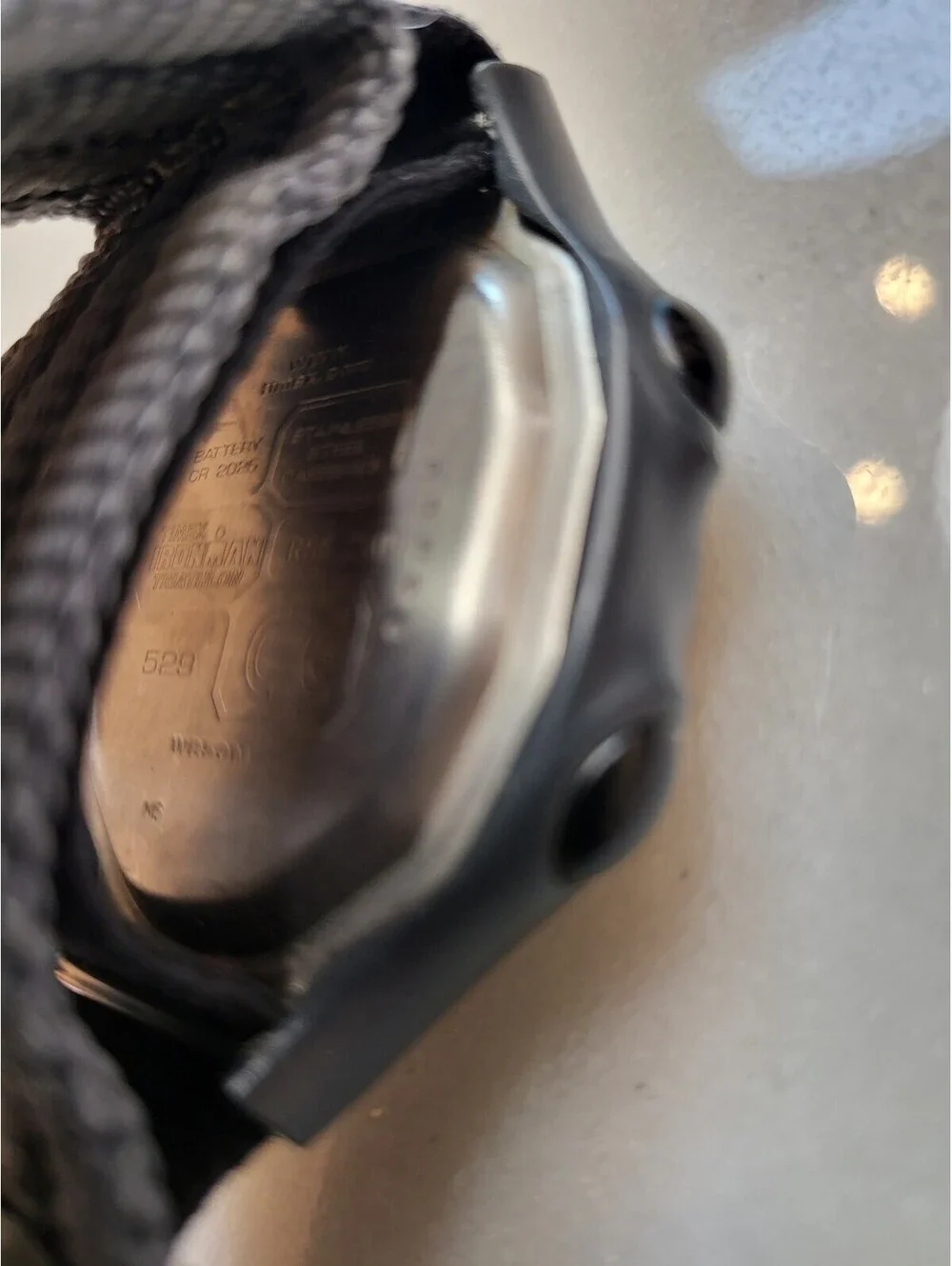 TIMEX Ironman Performance Watch Black Strap Indiglo Working Clean 45mm Adjustabl